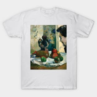 Still Life with Profile of Laval by Paul Gauguin T-Shirt